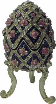 Blumendesign Schmuckei im Stil Fabergès mit Spieluhr